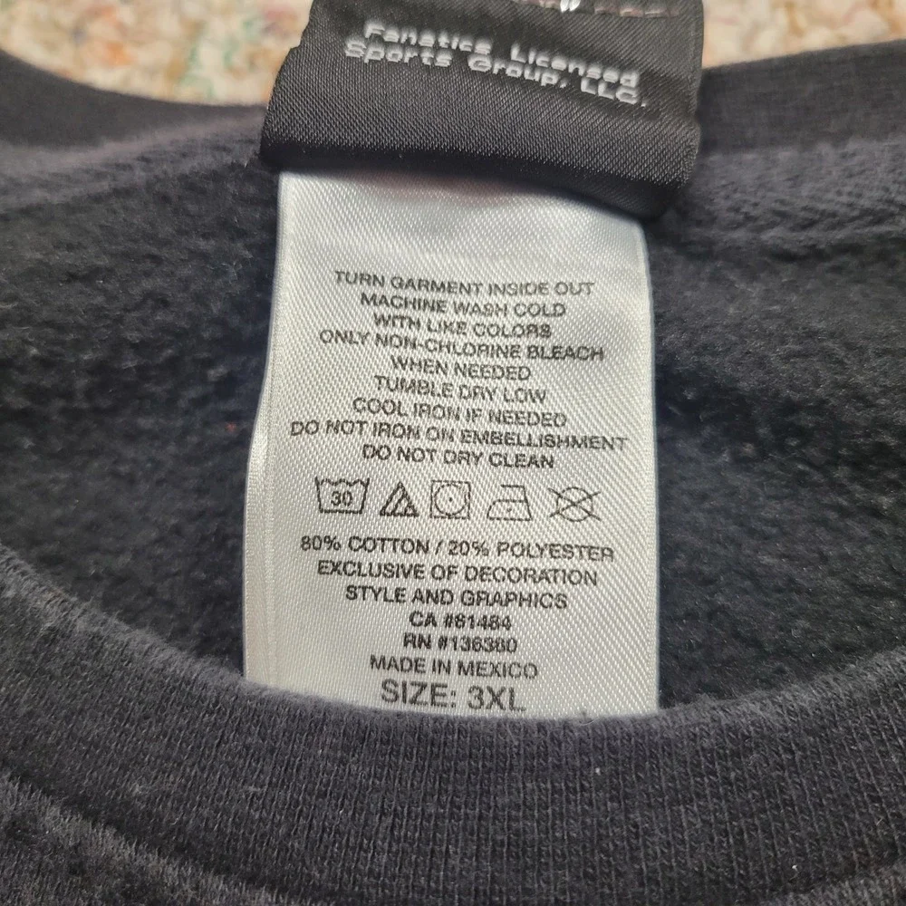 Harley Davidson Sweatshirt Mens 3XL Black Legendary Biker El Paso Texas Pullover